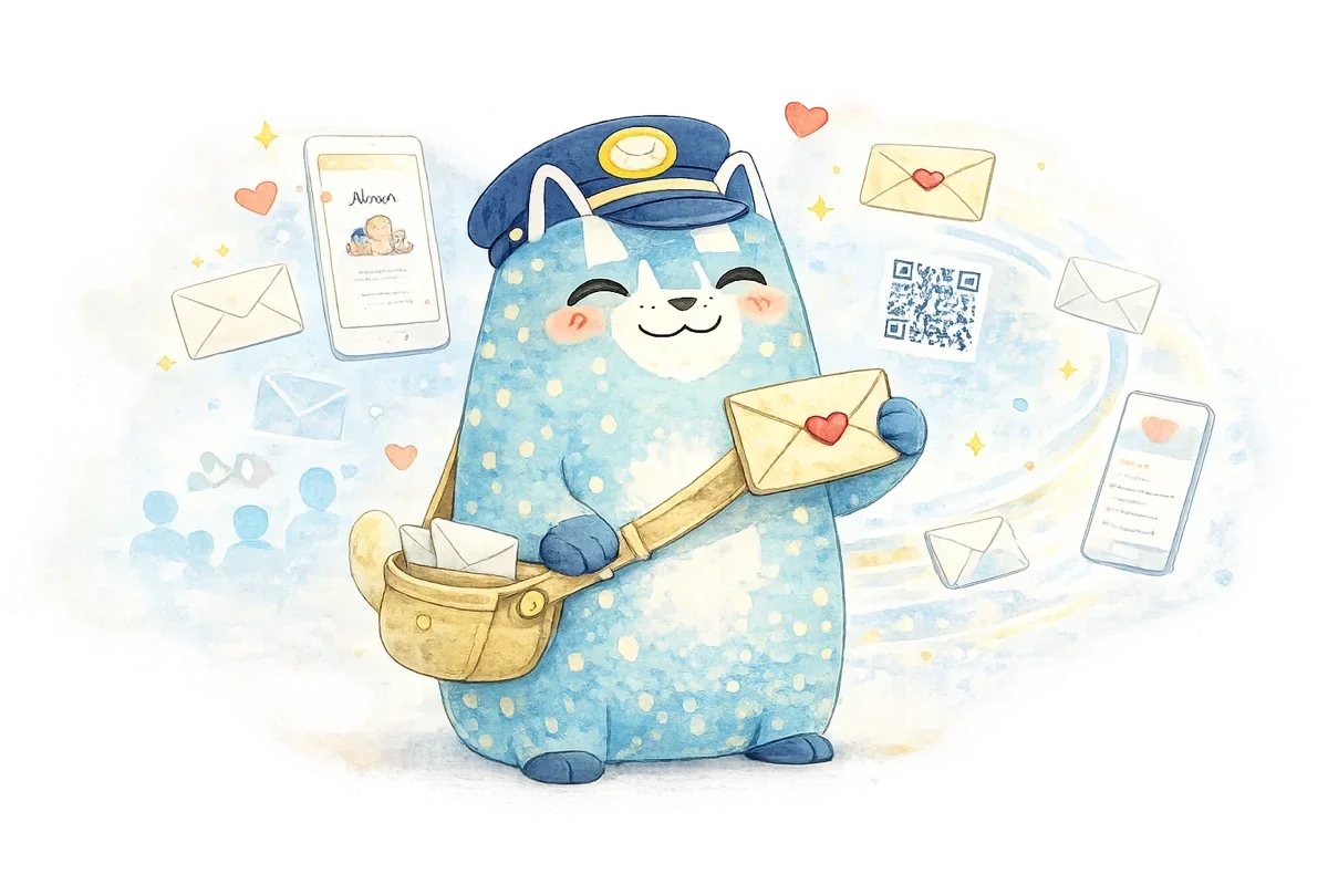 Homepage banner of the Geboortekaartje Online website project